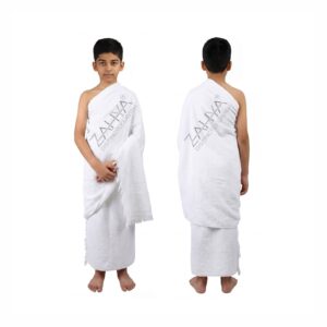 Terry Cotton Ihram for Boys (9–12 Years) – Soft, Breathable and Comfortable