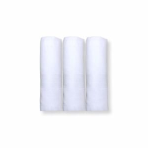 Pure Cotton Handkerchief – Plain White, Soft & Absorbent