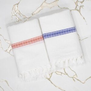 100% Cotton Bath Towels Set of 2 – 30x60 Inches, Absorbent & Quick Dry