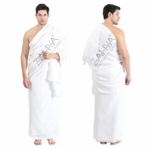 Terry Cotton Ihram – Brick Weave, Pure & Comfortable