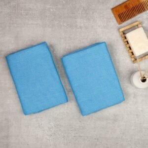 ZAHYA Mint Bath Towel 100% Fine Cotton - Azure Blue