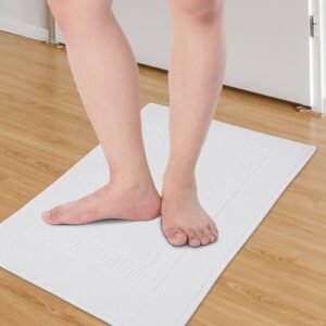 Terry Cotton Bath Mat Set of 2 – 750 GSM, Absorbent