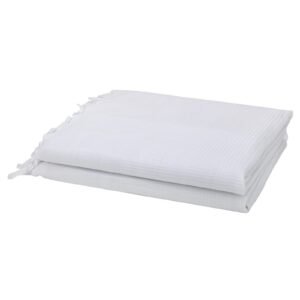 ZAHYA Snow White 100% Fine Cotton Bath Towel - Pack of 2