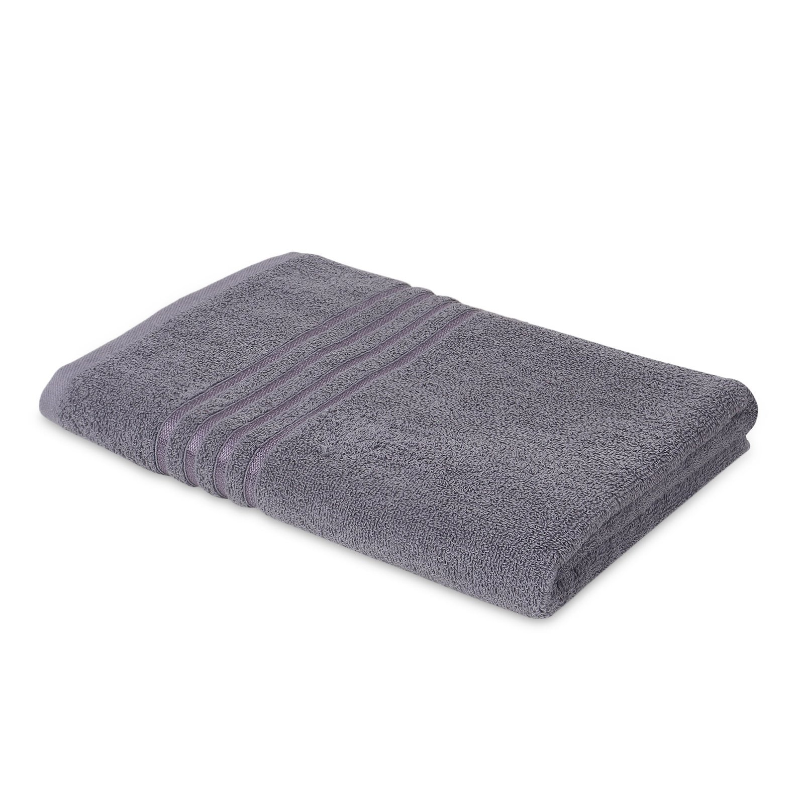 ZAHYA Pure Cotton 500 GSM Bath Towel Combo - Grey & Green - Image 4