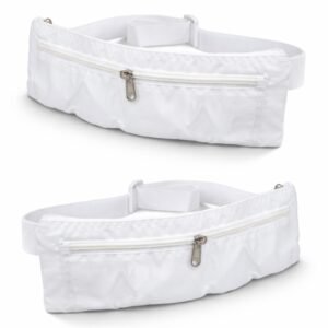 Ihram Belt Pack of 2 – Adjustable Waist Belt with Secure Zipper Pocket for Hajj & Umrah