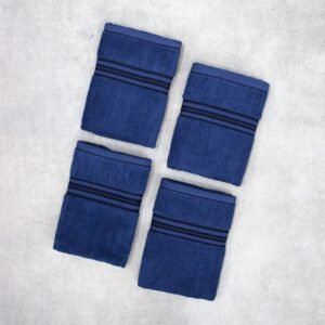 100% Pure Cotton Terry Hand Towels Pack of 4