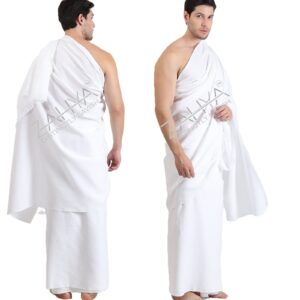 Diamond Weave Pure Cotton Ihram – Soft, Breathable for Hajj, Umrah